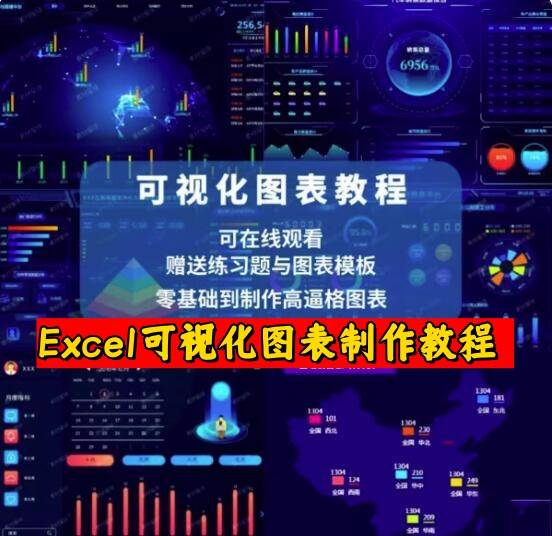 图片[1]-excel数据处理与分析可视化图表制作教程-制作表格课程透视表统计可视化动态图表【电商热销956】-暗冰资源网