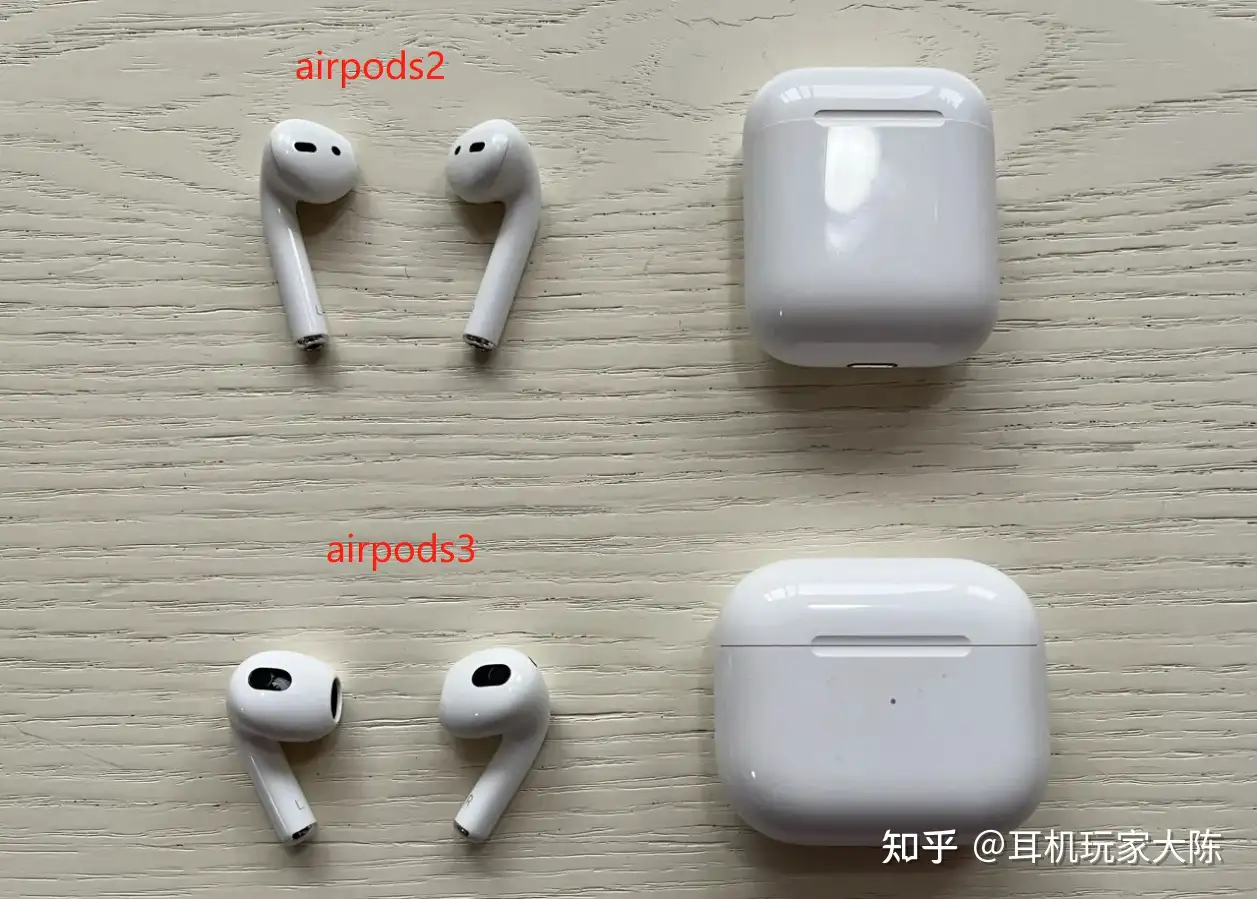 airpods3和2代区别对比，2024年airpods2和3买哪个好？苹果耳机推荐- 知乎