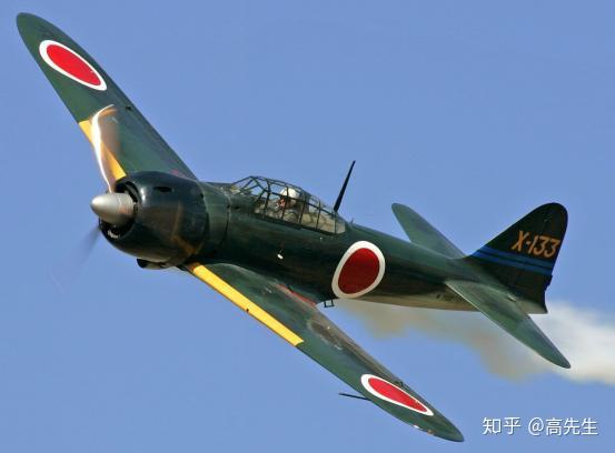 二战前期嚣张一时的空中打火机日本零式战斗机