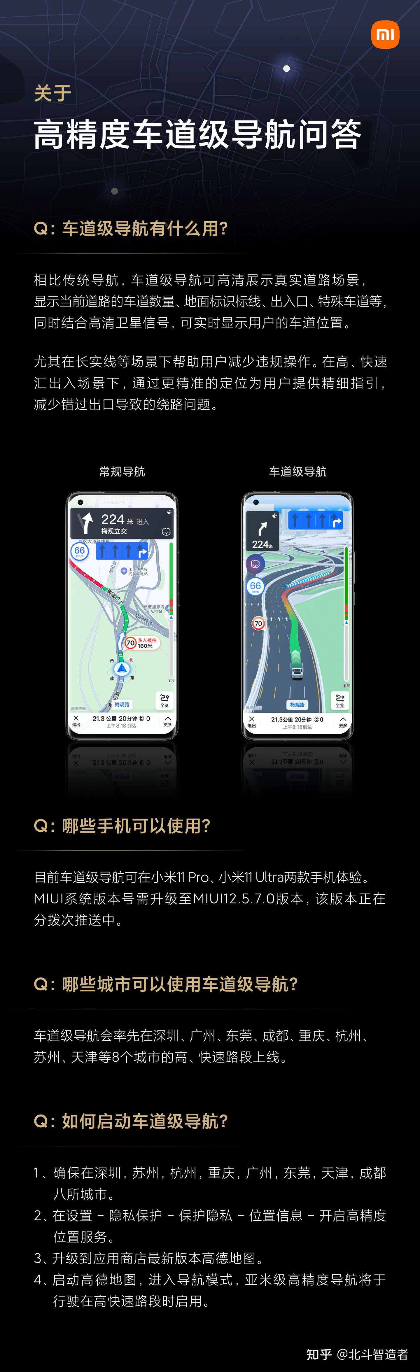 车道级导航手机再添成员 小米11 Pro Ultra加入高精度手机行列 知乎