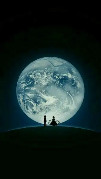 微信欢迎页上面一个小人一个地球是什么一个含义