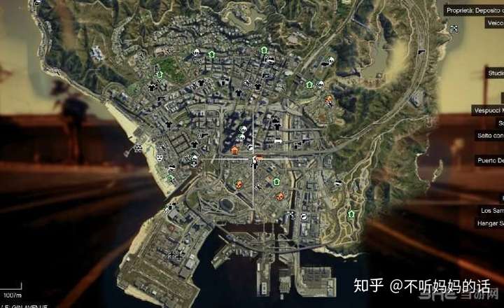 gta5地图,图片来源:百度