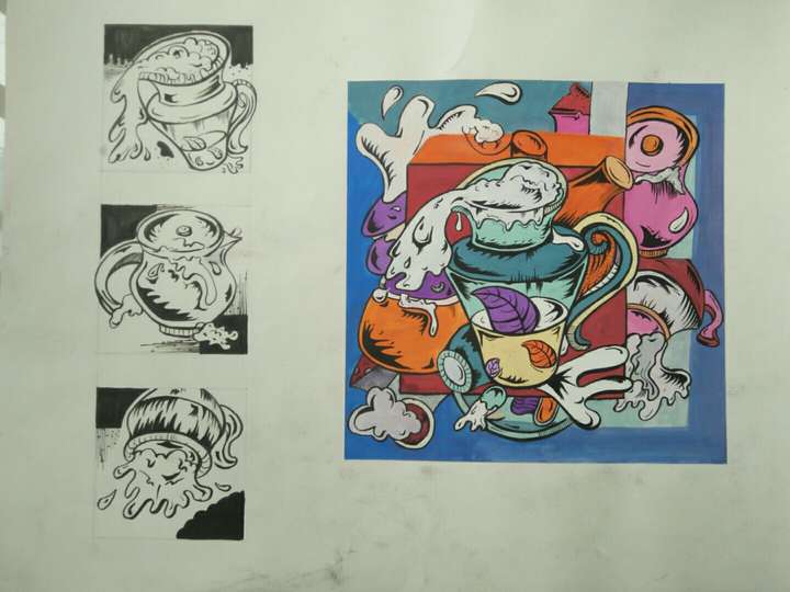 鲁迅美术学院校考设计类色彩长啥样啊?