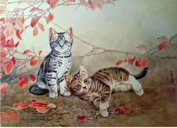 两位书画名家动物画猫作品对比 谁略胜一筹 知乎