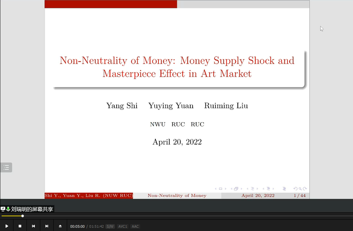刘瑞明 Money Supply Shock and Masterpiece Effect in Art Market-墨铺