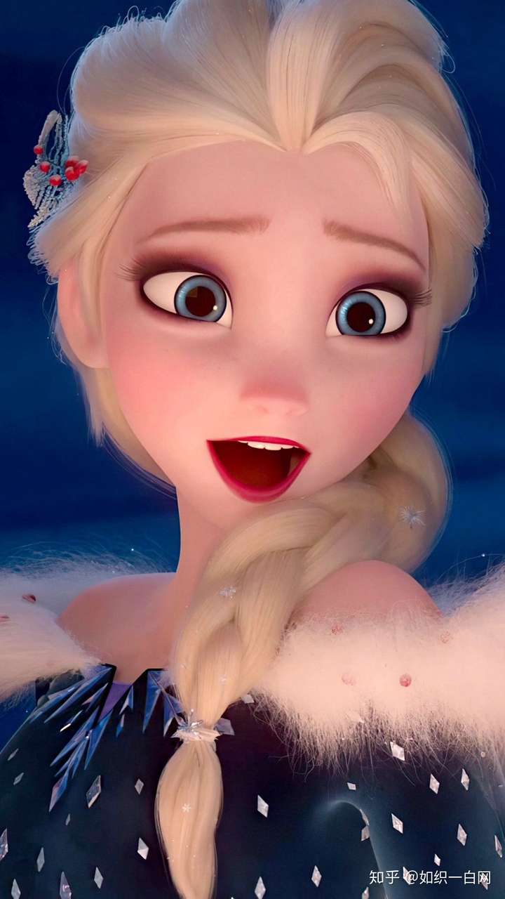 跪求冰雪奇缘艾莎的图片,可以当qq头像的那种,自己做的实在太难看了