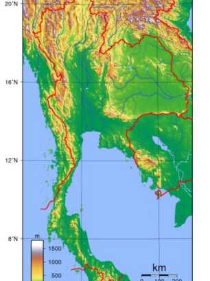 泰国纬度图片