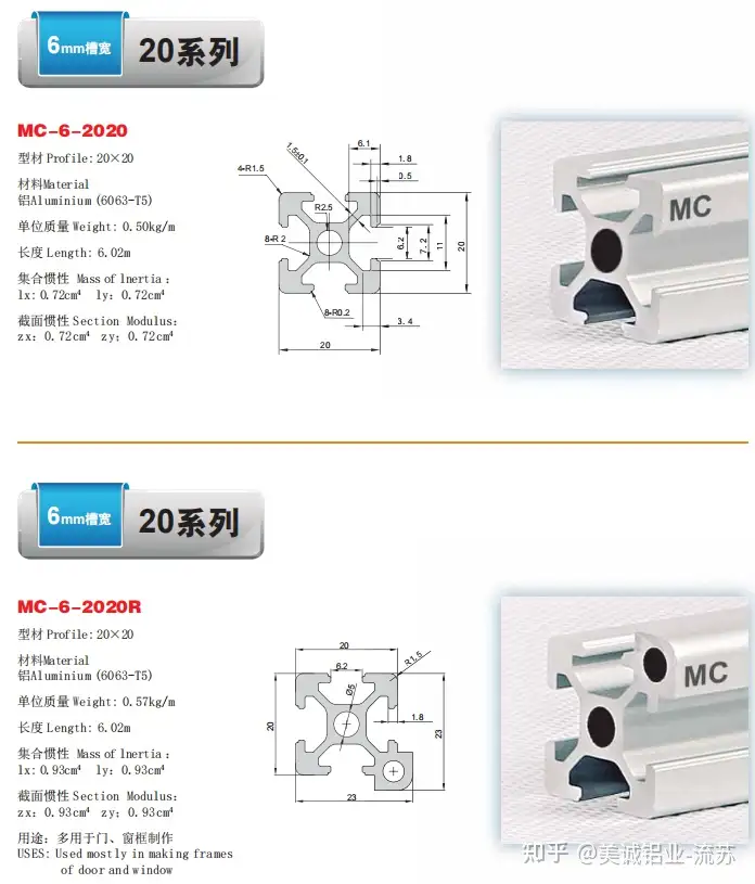 工业2020铝型材厂商哪家好