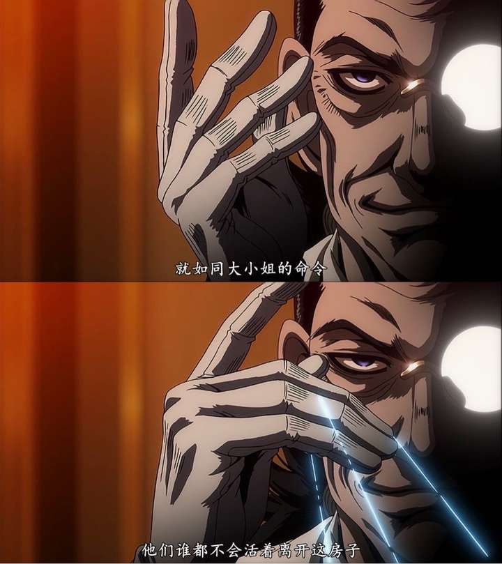 一看这个题目立刻想起来的有: 《地狱之歌ova》瓦特·c·德尼斯 管家