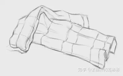 素描毛巾的画法