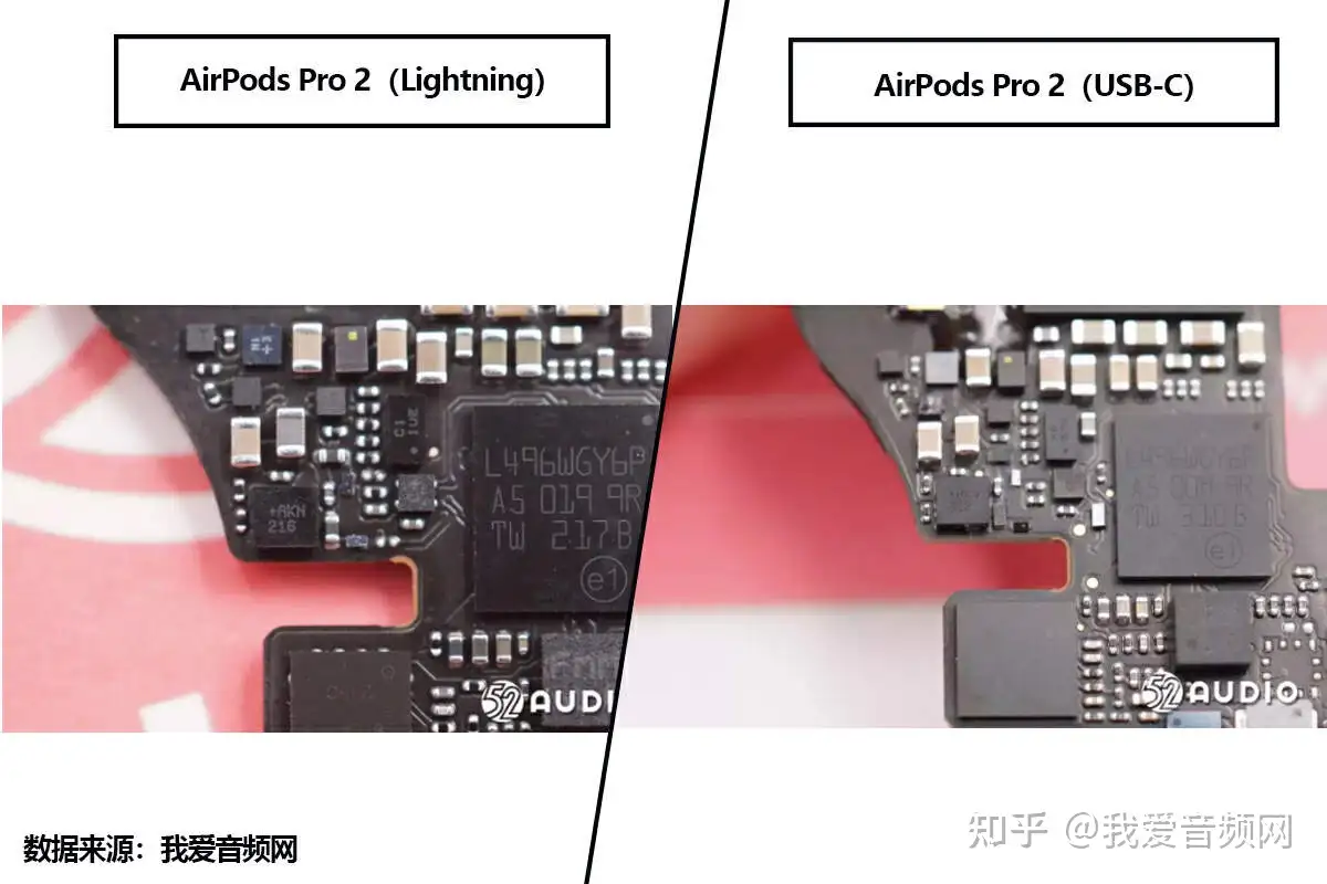 拆解对比来了，苹果AirPods Pro 2（Lightning）VS AirPods Pro（USB-C