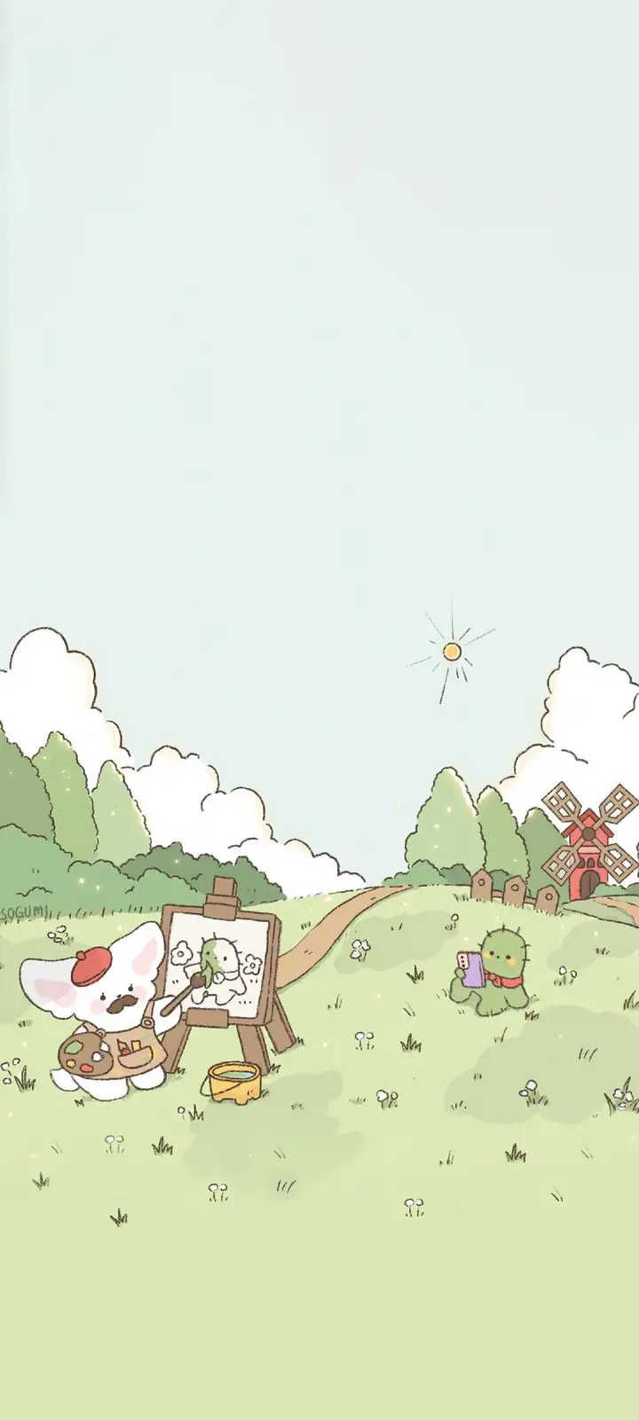 超级好看的绿色系壁纸，在这呢！护眼壁纸(绿色系列的壁纸)