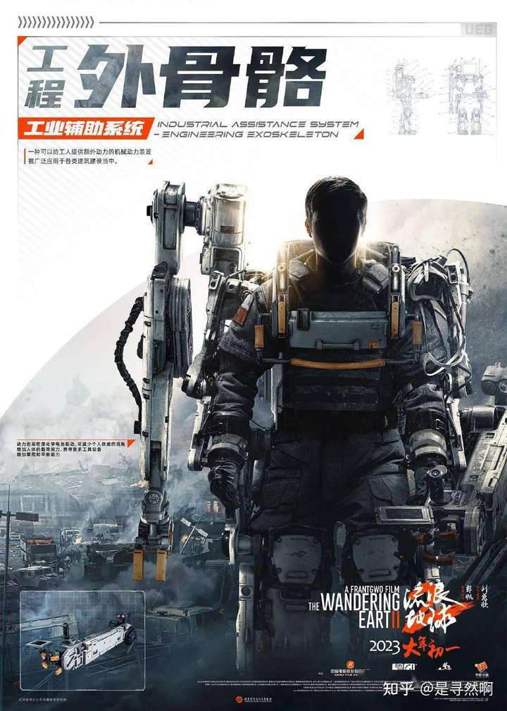 如何评价中国科幻电影《流浪地球 2》中的工程车辆和外骨骼等硬科技产品？（外骨骼官网）