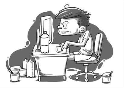 疯狂掉头发是否与长期坐在电脑前工作接收电脑辐射有关