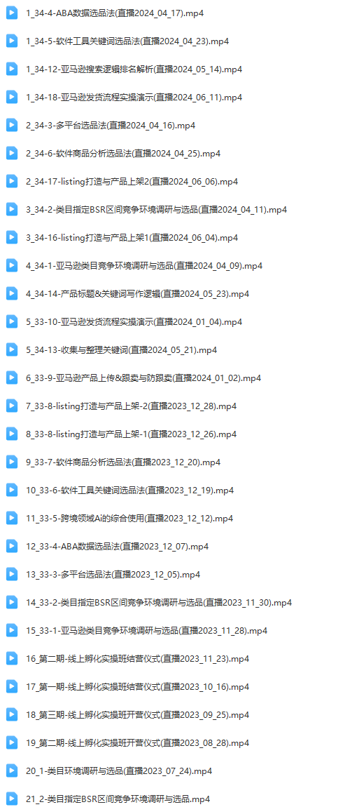 图片[3]-老陈聊跨境-·亚马逊FBA运营基础班【7月25更新】（价值2999元）_-吾爱副业网