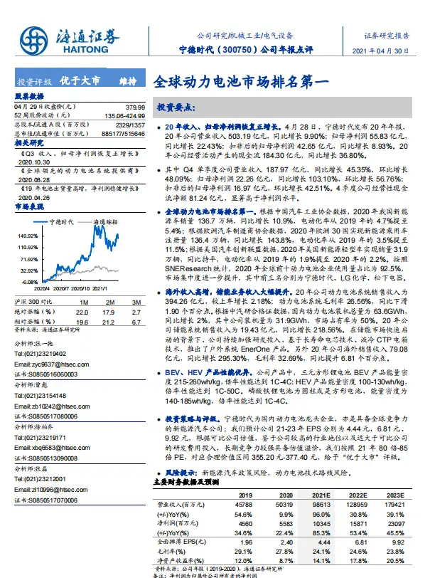 【2021.05更新】电池行业行业报告，一共134份。（电池行业发展趋势）