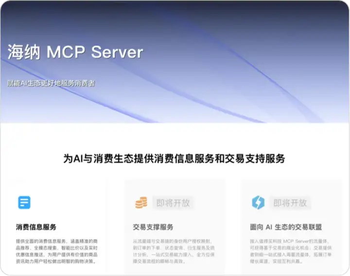 不是「电商 AI」，而是「AI 电商」：导购网站张大妈推出MCP Server “海纳”