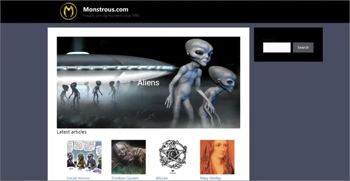 Monstrous怪物网站