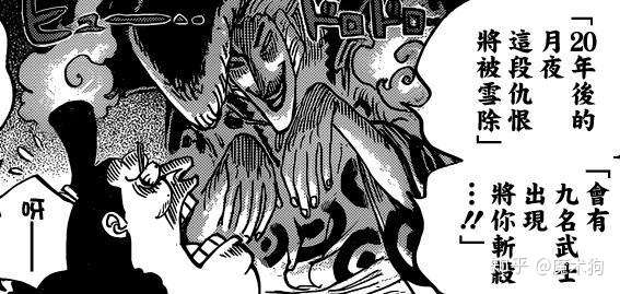 海贼王最新话细节 赤鞘九侠基本已经确定 就是这九个人 知乎