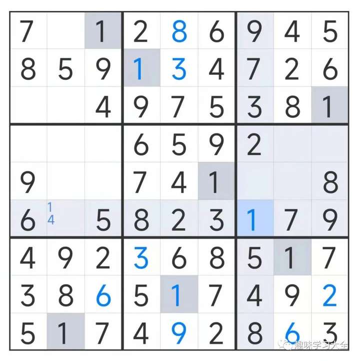 数独九宫格的解题方法和技巧（1一一9九宫格数独口诀）