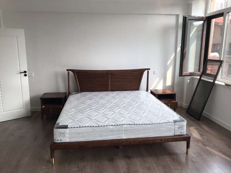 北欧简约新中式实木床 知乎