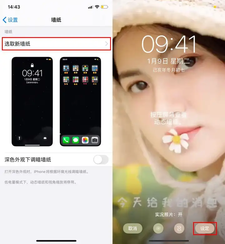 苹果手机动态壁纸怎么设置（iPhone设置动态壁纸的方法）