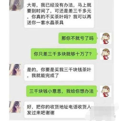 卖茶叶女孩是什么梗 卖茶女套路经典语录