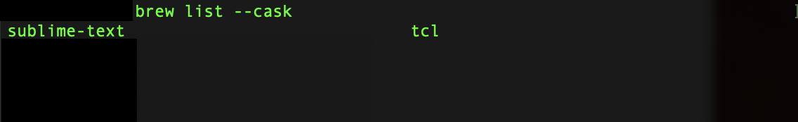 brew cask uninstall brew cask uninstall
