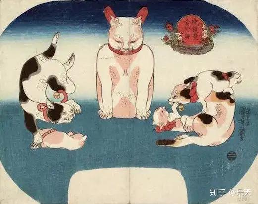 他是日本首屈一指的猫奴画师，画出了200年前的“猫间百态”！ - 知乎