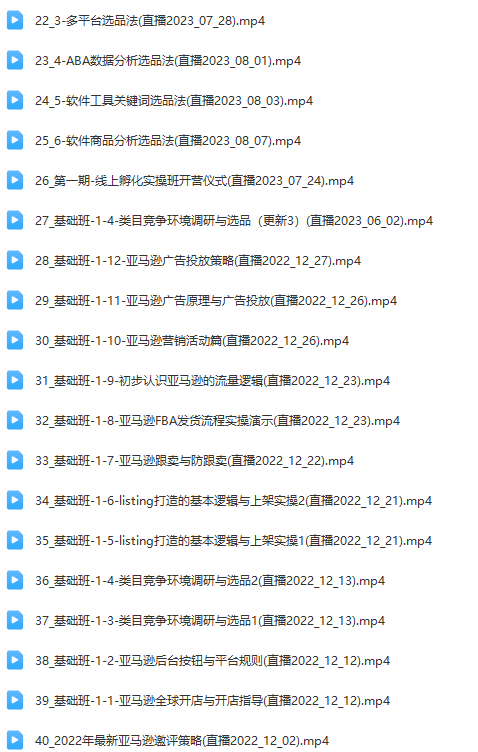 图片[4]-老陈聊跨境-·亚马逊FBA运营基础班【7月25更新】（价值2999元）_-吾爱副业网