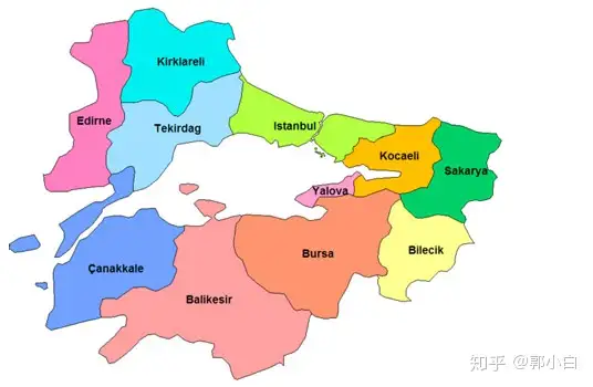 详细的土耳其区域划分和介绍