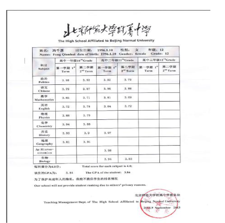 成绩单翻译(成绩单用英语怎么说)