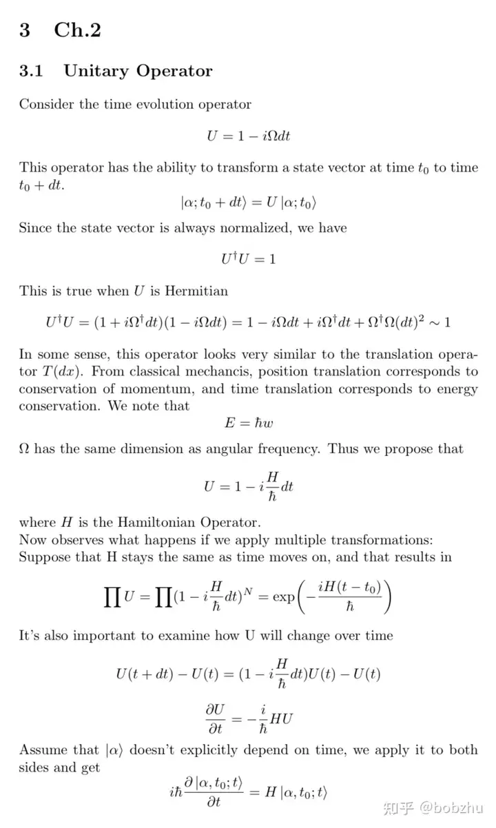 Sakurai Quantum Mechanics Ch.2 - 知乎