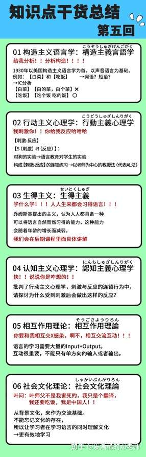 日本语教育学大学院考试考点总结 第五回 知乎