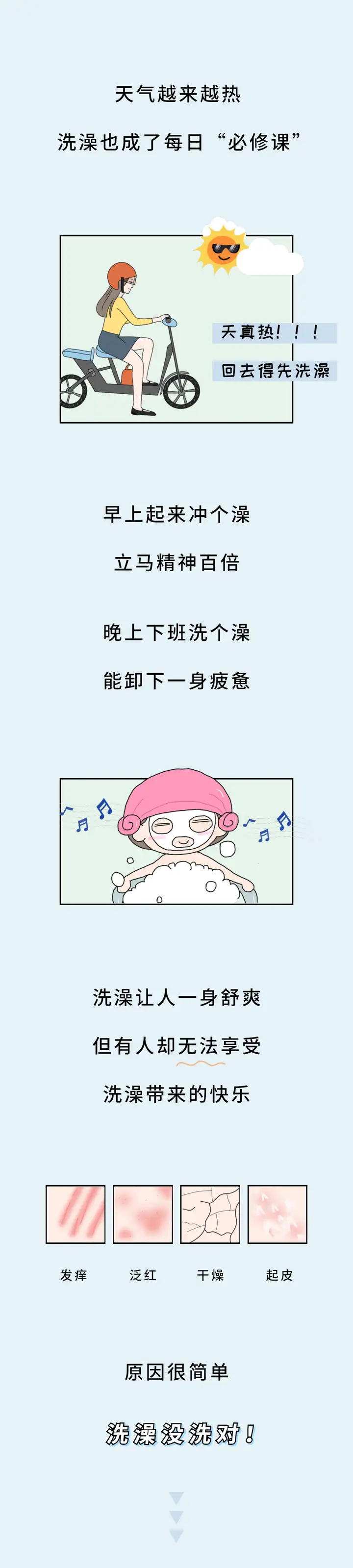 如何科学正确的洗澡丨如何洗澡最健康