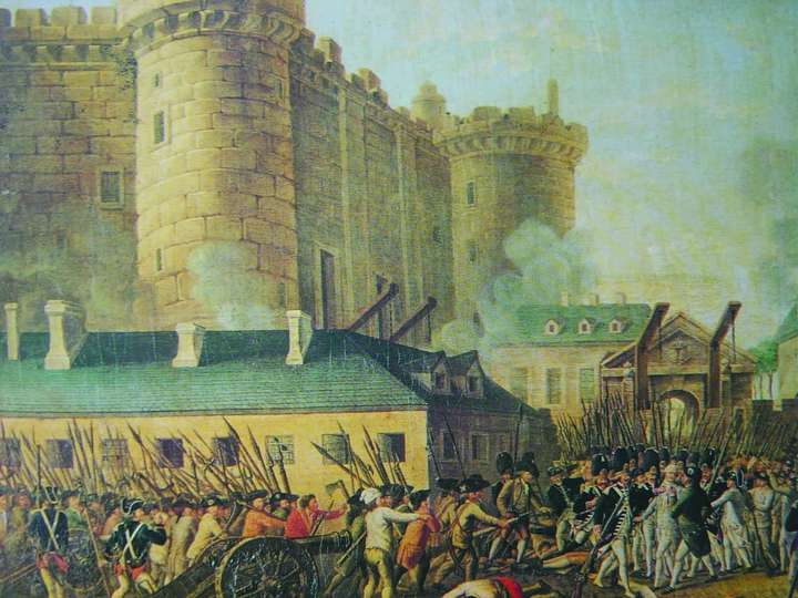 法国大革命时的巴士底狱里面一共就七个人.