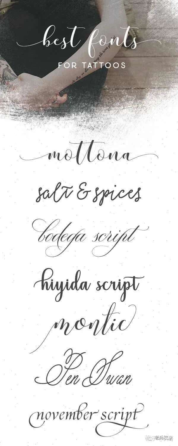 这几种英文字体 拿去乱纹都超好看 知乎