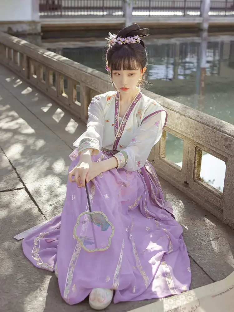 温柔紫色汉服推荐，夏天薄款汉服不定期更新- 知乎