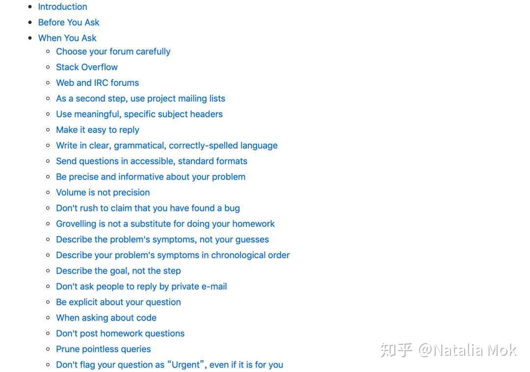 提问的艺术 How To Ask Questions The Smart Way 知乎 提问的艺术 How To Ask Questions The Smart Way 知乎