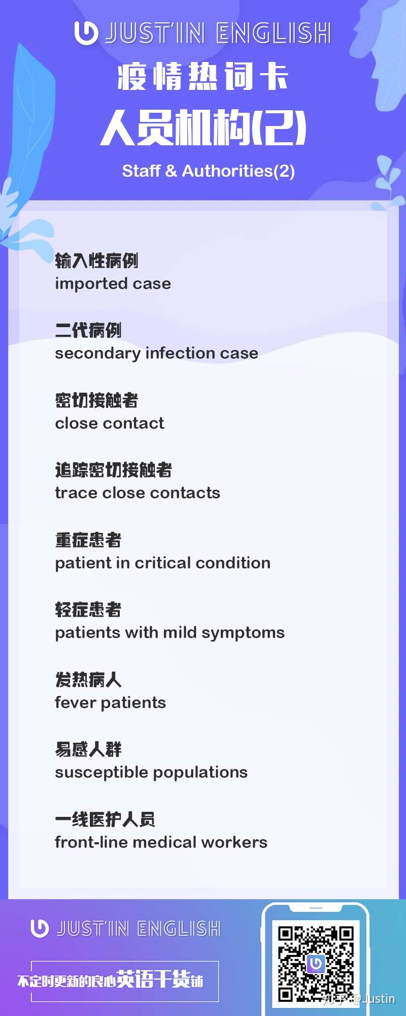 疫情英语热词速递 知乎