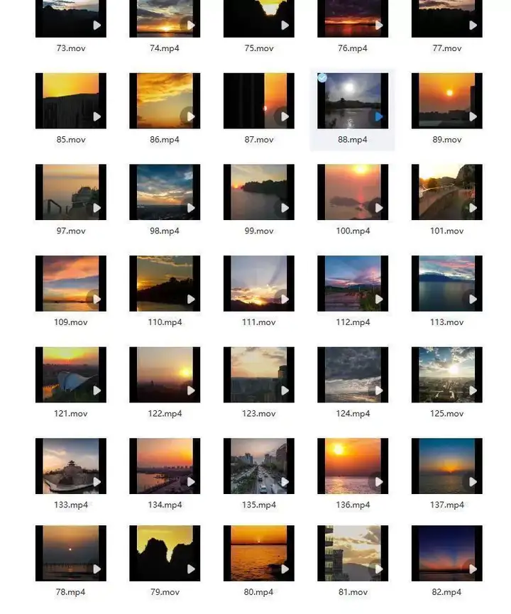图片[5]-545款4K高清日出日落视频素材治愈系天空夕阳晚霞云彩风景【电商热销19】-暗冰资源网