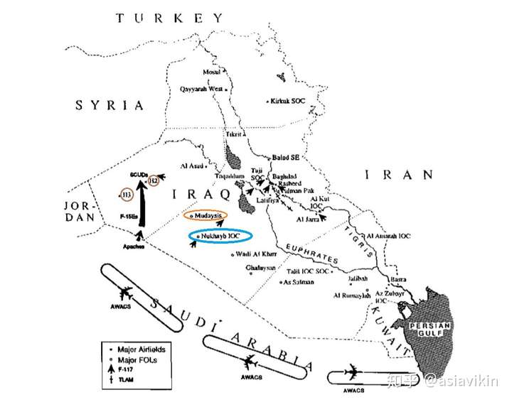 伊拉克上空的雷暴海湾战争第一轮空袭