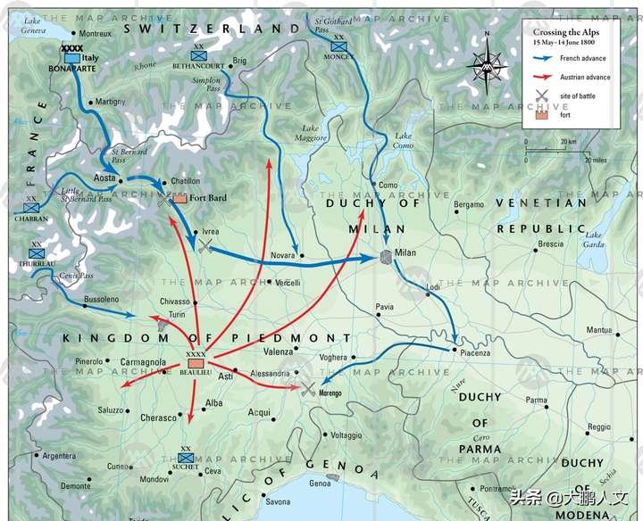 拿破仑战争篇之(十)马伦哥,近乎失败的胜利