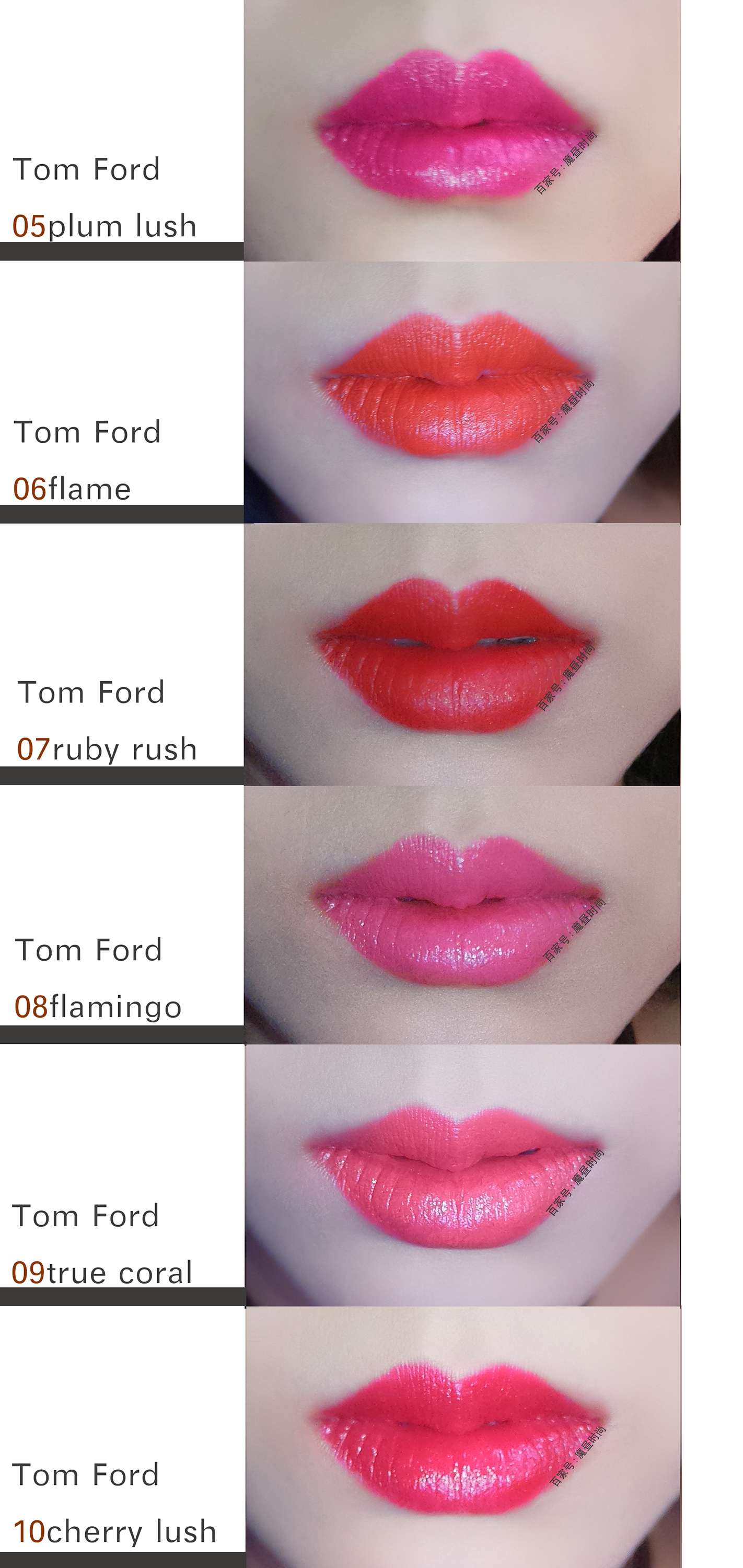 Tf黑管口红火热款最新试色 知乎