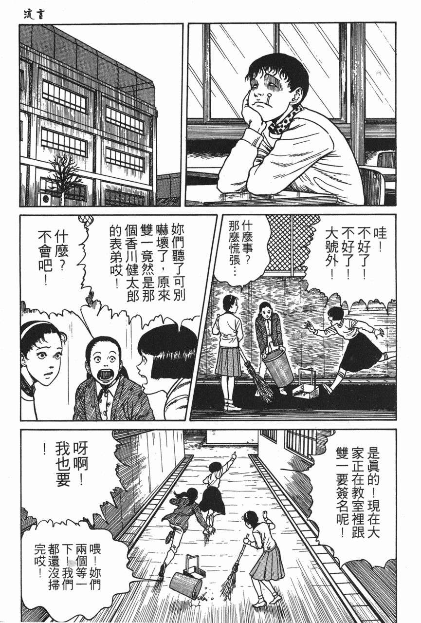 恐怖漫画 伊藤润二作品 流言 知乎