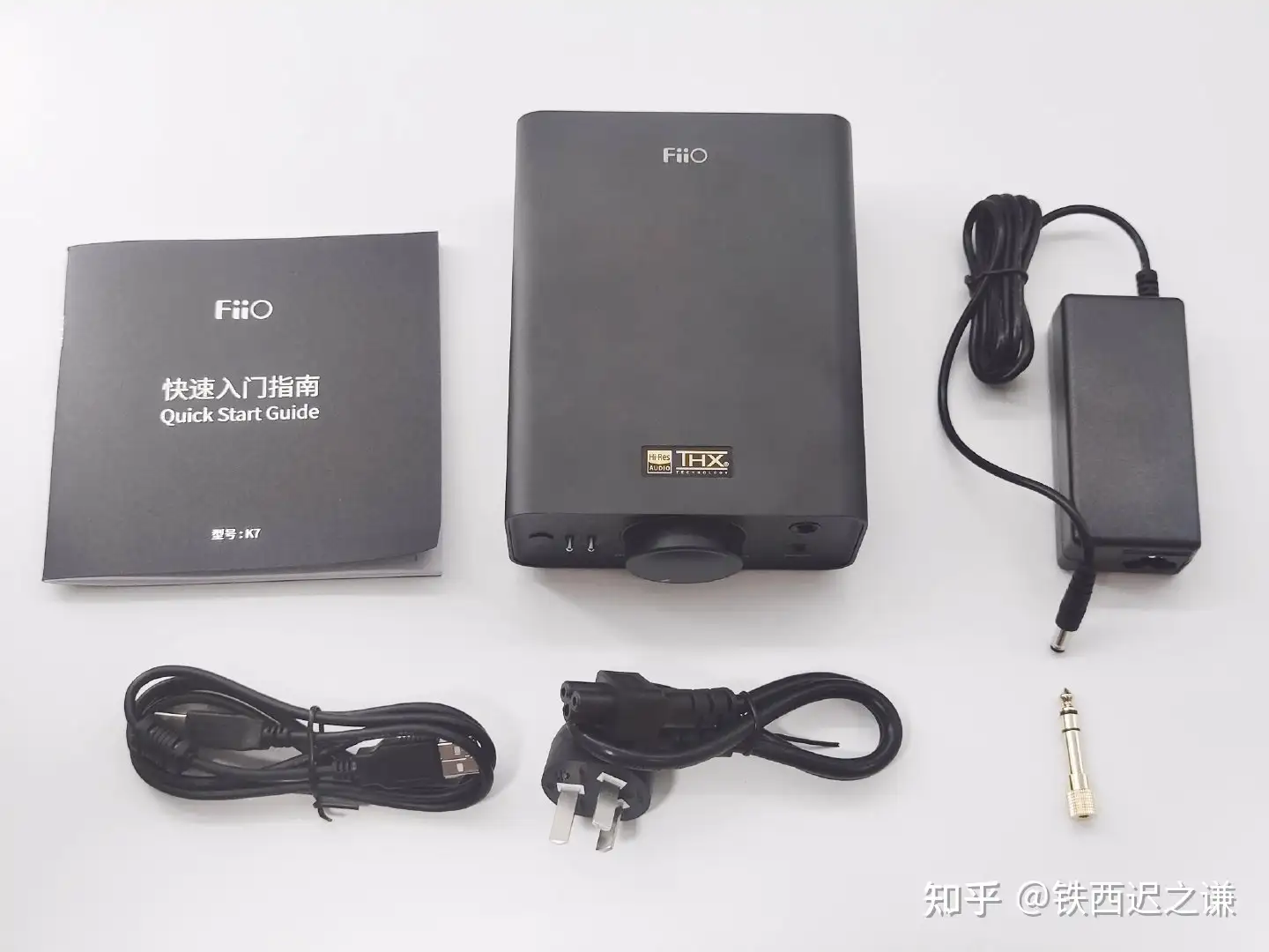 fiio k7（海外輸入品）+プラグ変換アダプタ - オーディオ機器