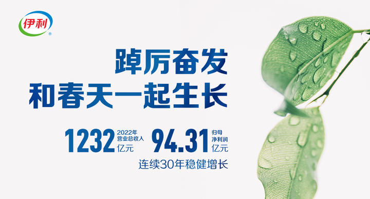 伊利股份发布2022年年报 营业收入实现连续30年稳增