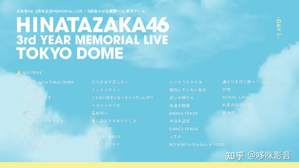 日向坂46 - 3周年記念MEMORIAL LIVE 3回目のひな誕祭in 東京ドームDAY1 