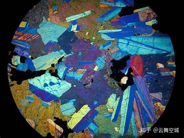 正交偏光镜下的干涉色