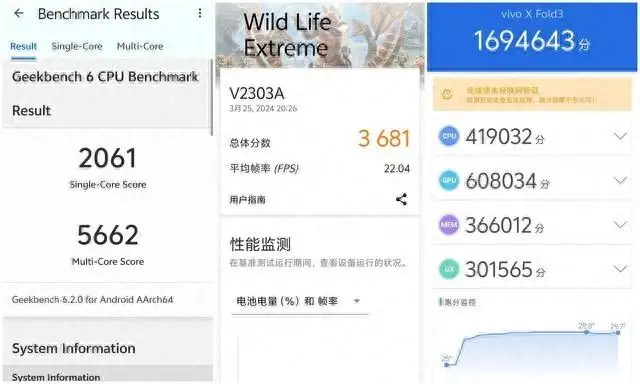 vivo Xfold3值得入手吗（折叠屏vivo X Fold3性能实测）